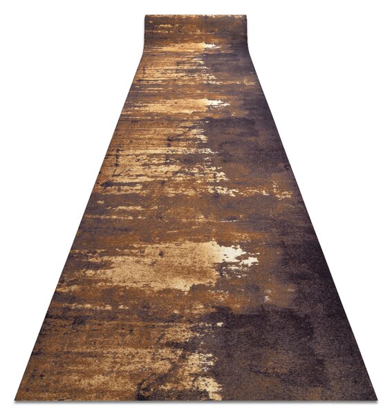 Associated Weavers Běhoun pogumovaný DIGITAL - CONCRETE Beton Abstraktní zlatý Šíře: 65 cm