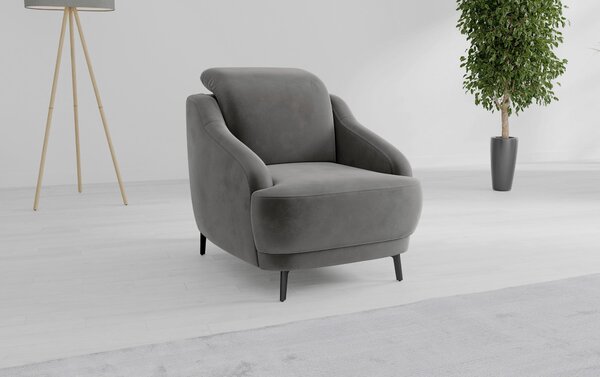 KŘESLO, textil, šedá Sit & More - Online Only křesla & taburety, Online Only