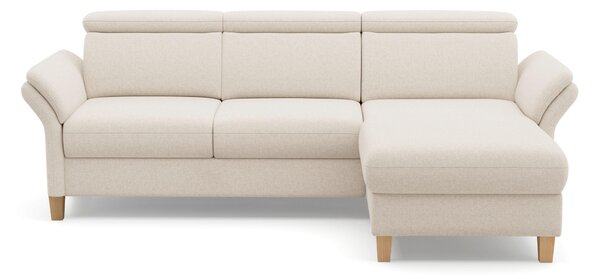 ROHOVÁ SEDAČKA, textil, krémová Sit & More - Sedací soupravy, Online Only