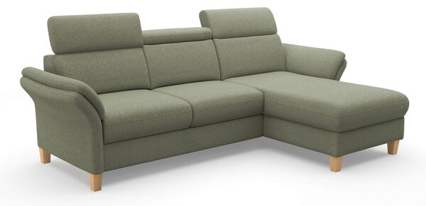 ROHOVÁ SEDAČKA, textil, olivově zelená Sit & More - Sedací soupravy, Online Only
