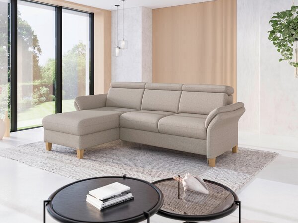 ROHOVÁ SEDAČKA, textil, šedohnědá Sit & More - Sedací soupravy, Online Only