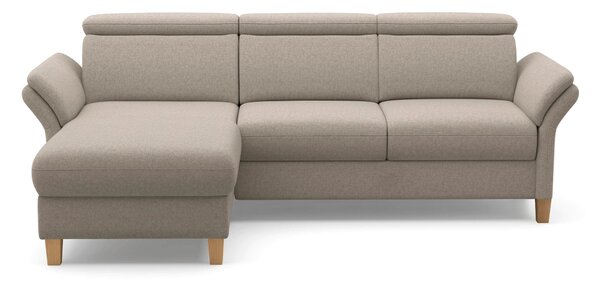 ROHOVÁ SEDAČKA, textil, šedohnědá Sit & More - Sedací soupravy, Online Only