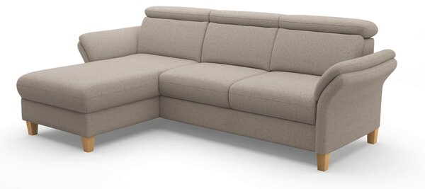 ROHOVÁ SEDAČKA, textil, šedohnědá Sit & More - Sedací soupravy, Online Only