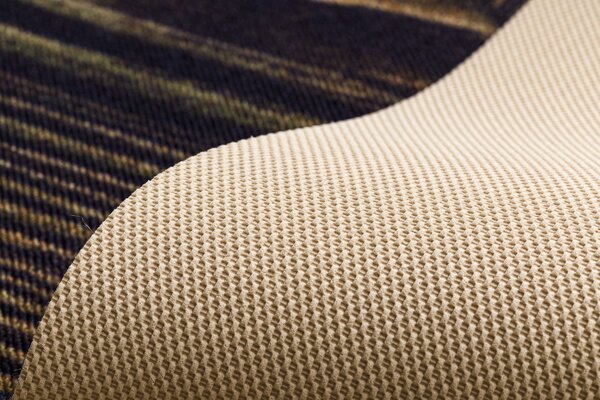 Associated Weavers Běhoun pogumovaný DIGITAL - FRENCH Dřevěné Parkety hnědý béžový Šíře: 65 cm
