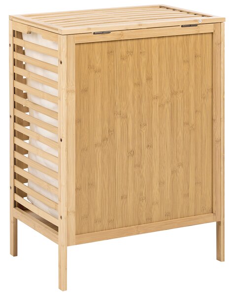 Koš na prádlo TURCUI Bambus Světle hnědá 82 L