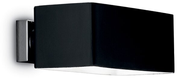 IDEAL LUX Nástěnné svítidlo BOX, černé 9513