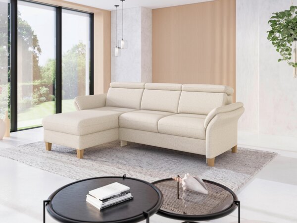 ROHOVÁ SEDAČKA, textil, krémová Sit & More - Sedací soupravy, Online Only