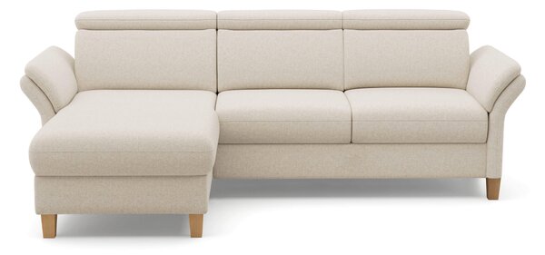 ROHOVÁ SEDAČKA, textil, krémová Sit & More - Sedací soupravy, Online Only