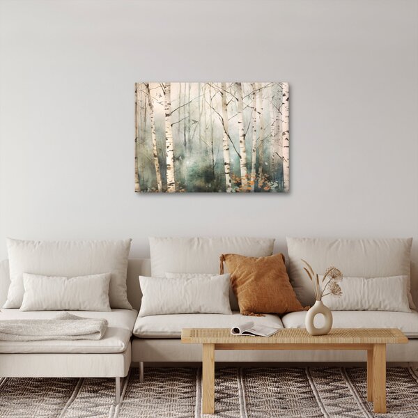 Obraz - Kresba lesního vzoru (70x50 cm)