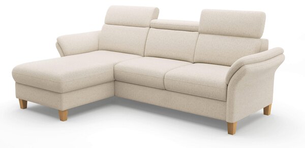 ROHOVÁ SEDAČKA, textil, krémová Sit & More - Sedací soupravy, Online Only
