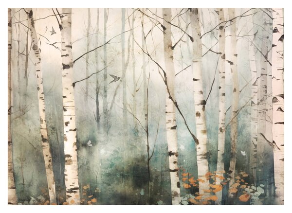 Obraz - Kresba lesního vzoru (70x50 cm)
