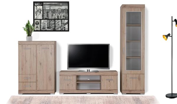 Obývací stěna LEA, bordeux (lena)