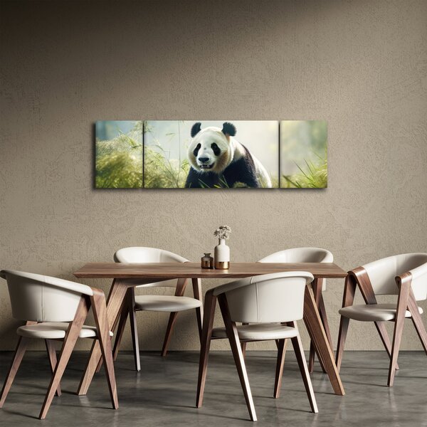 Obraz - Panda (170x50 cm)