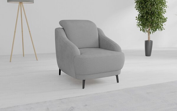 KŘESLO, textil, šedá Sit & More - Online Only křesla & taburety, Online Only
