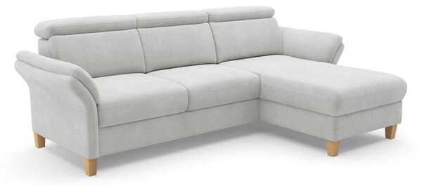 ROHOVÁ SEDAČKA, textil, barvy stříbra Sit & More - Sedací soupravy, Online Only