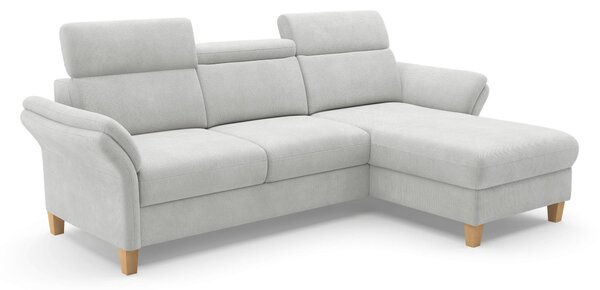 ROHOVÁ SEDAČKA, textil, barvy stříbra Sit & More - Sedací soupravy, Online Only