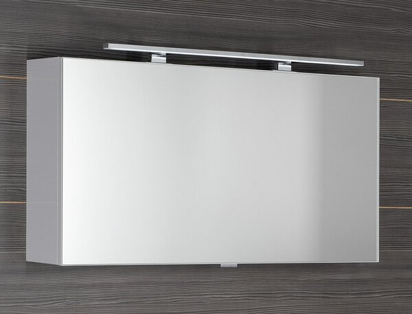Sapho Sapho, CLOE galerka s LED osvětlením, 120x50x18cm, bílá (CE120), CE120-0030