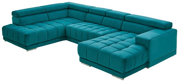 SEDACÍ SOUPRAVA, textil, petrolej Beldomo Speed - Sedací soupravy