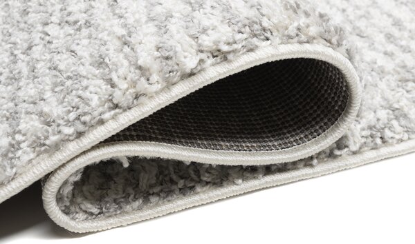 Makro Abra Běhoun Shaggy DELHI 4075A krémový šedý Šíře: 70 cm