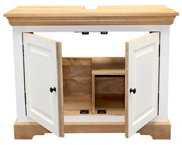 Skříňka pod umyvadlo Retro 90x70x45 z mangového dřeva