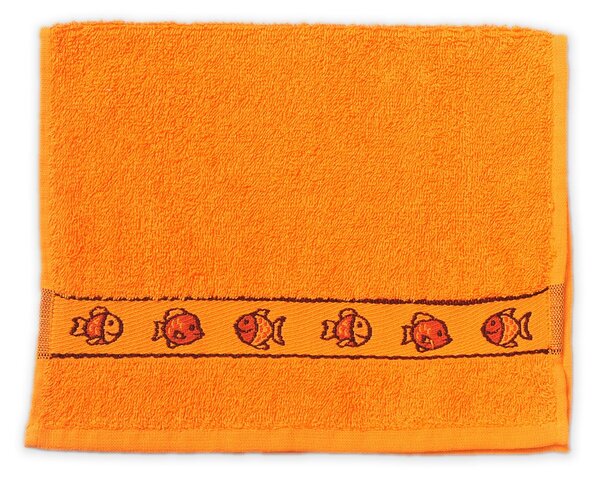 Dětský ručník KIDS oranžový 30x50 cm