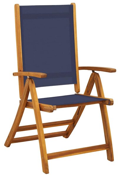9dílný zahradní jídelní set masivní akáciové dřevo a textilen 3279307