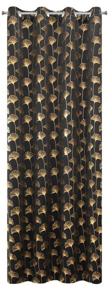 ZATEMŇOVACÍ ZÁVĚS NA KROUŽCÍCH CLARA 135X250 CM VZOROVANÁ