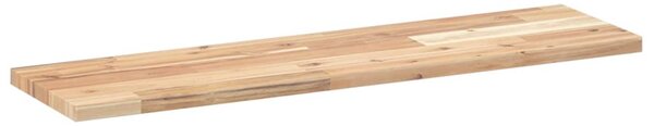 Nástěnná police 80x20x2 cm neošetřené masivní akáciové dřevo 3279343