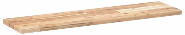 Nástěnná police 80x20x2 cm neošetřené masivní akáciové dřevo 3279343
