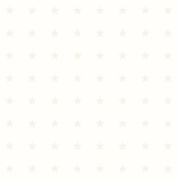 Vliesová tapeta bílá s béžovými hvězdičkami 346828, Precious, Origin