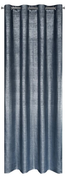 ZATEMŇOVACÍ ZÁVĚS NA KROUŽCÍCH AMBI 140X250 CM NÁMOŘNICKÁ MODRÁ