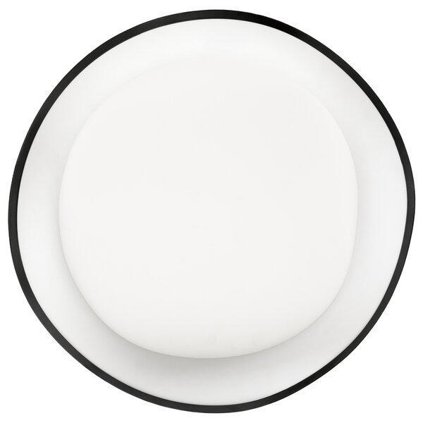 Stropní ventilátor se světlem ETONIA s dálkovým ovládáním LED Černá