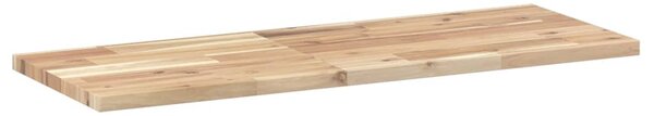 Plovoucí police 100 x 30 x 2 cm neošetřené akáciové dřevo 3279375