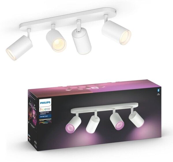 50634/31/P7 Hue WACA Fugato bodové LED svítidlo 4x GU10 5,7W 350lm 2000-6500K RGB IP20, bílé