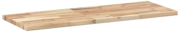 Plovoucí police 100 x 30 x 2 cm neošetřené akáciové dřevo 3279375