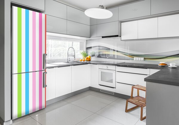 Nálepka s fotografií na ledničku Barevné pásky FridgeStick-70x190-f-114939389