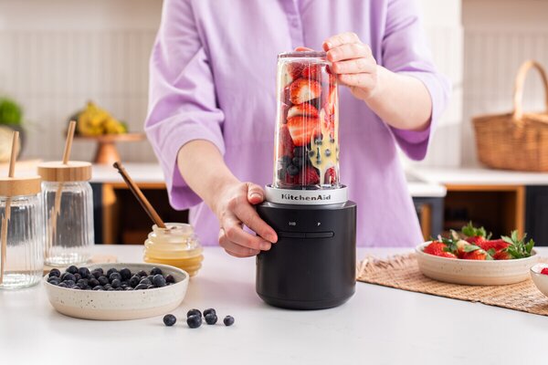 KitchenAid 5KSBR256BM Mixér Go s baterií