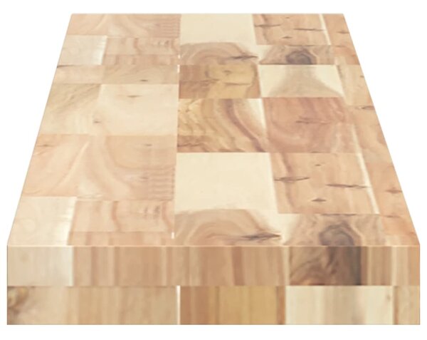 Plovoucí police 120 x 20 x 4 cm neošetřené akáciové dřevo 3279431