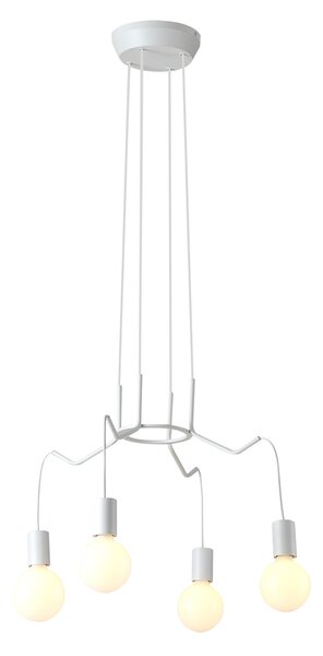 CLX Závěsný designový lustr BENEDETTO, bílý 34-71002