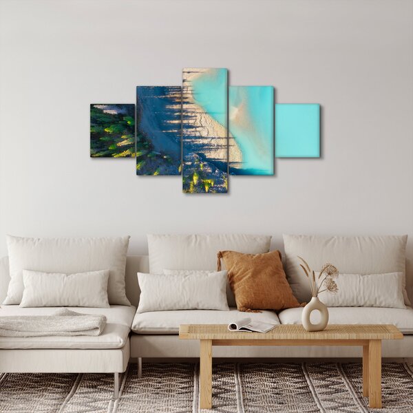 Obraz - Pohled na jezero (125x70 cm)