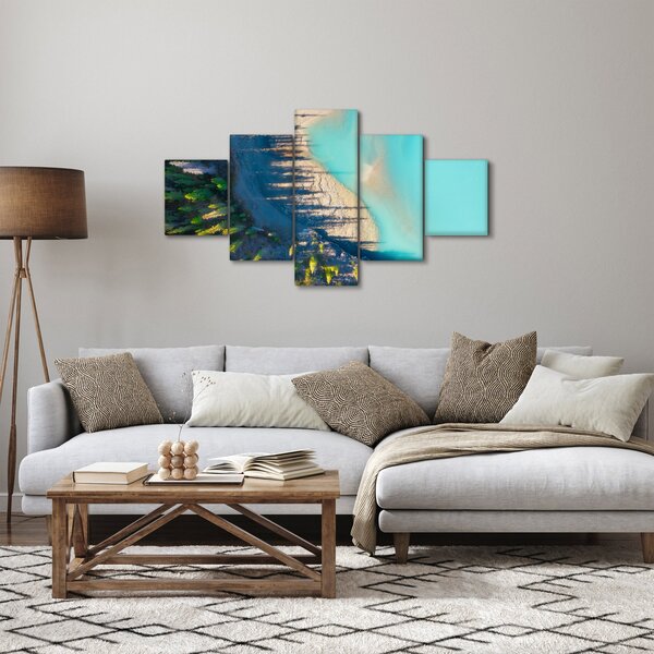 Obraz - Pohled na jezero (125x70 cm)