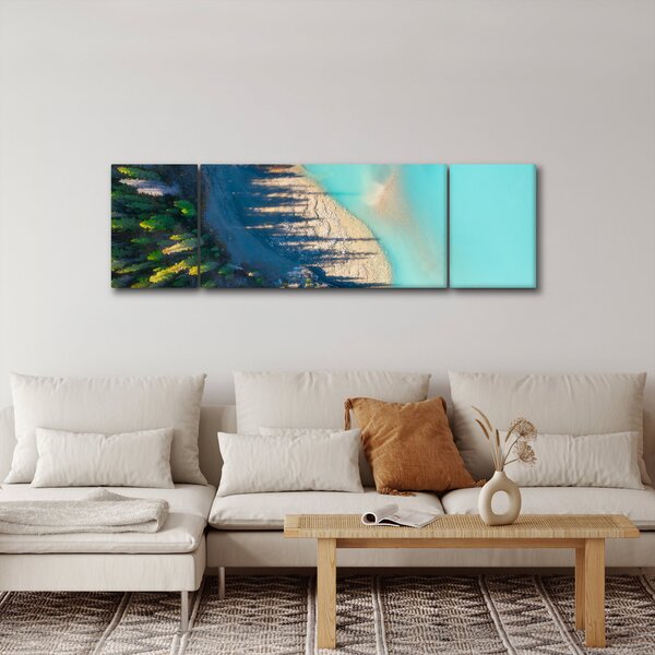 Obraz - Pohled na jezero (170x50 cm)