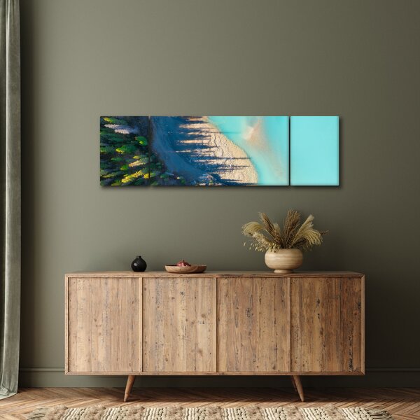 Obraz - Pohled na jezero (170x50 cm)