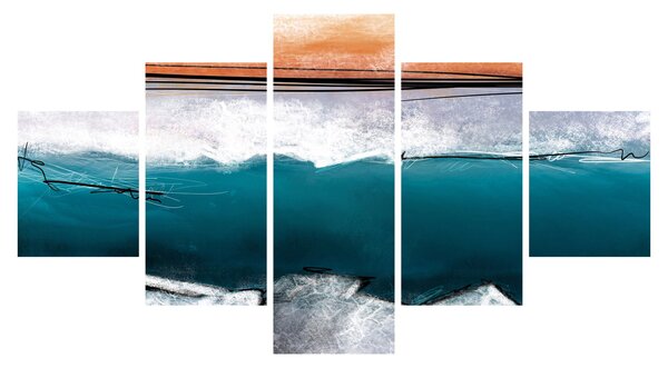 Obraz - Abstrakce (125x70 cm)