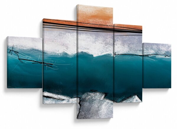 Obraz - Abstrakce (125x70 cm)