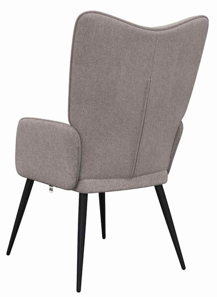 Relaxační židle taupe textil 327950