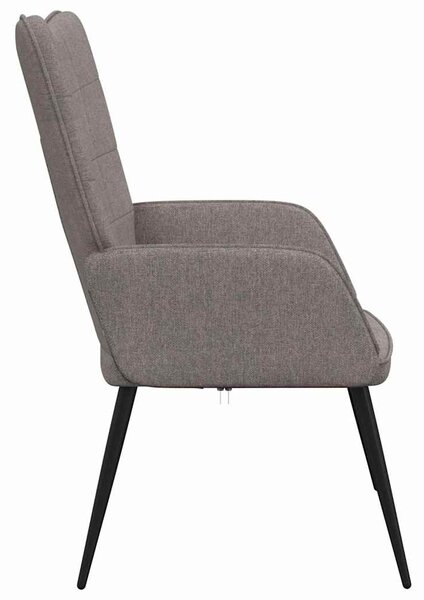 Relaxační židle taupe textil 327950