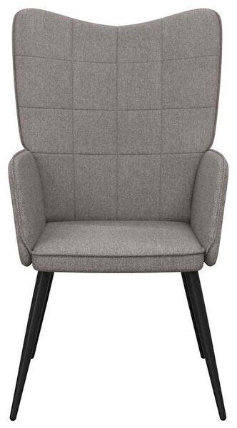 Relaxační židle taupe textil 327950