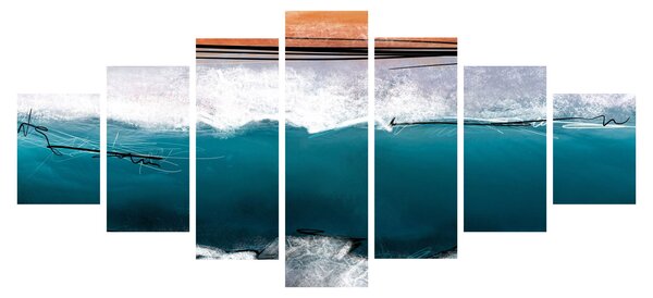 Obraz - Abstrakce (210x100 cm)