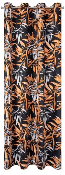 ZATEMŇOVACÍ ZÁVĚS NA KROUŽCÍCH PIERRE CARDIN ZOJA 140X250 CM VZOROVANÁ